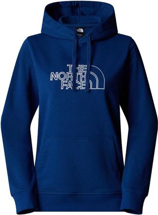 The North Face Light Drew Peak Hoodie - Dames - Sportshirts - Blauw - XS - Katoen - Fitness