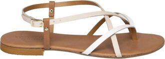 Vincent Vega Vincent Vega, Schoenen, Dames, Veelkleurig, 39 EU, Leer, P120 Platte Sandaal