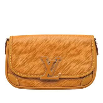 Louis Vuitton Tweedehands leren Louis Vuitton tassen - Dames - Pre-owned - Bruin - Maat: ONE Size Leer