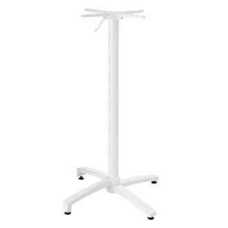 Oviala Base de mesa basculante de 108 cm de aluminio blanco