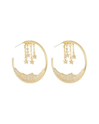 Eyecandy LA Eye Candy La The Luxe Collection Cz Piqa Hoops