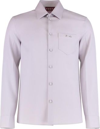 Gucci Light Purple Solid Shirt
