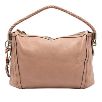 Gucci Pre-owned Bella - Dames - Pre-owned - Bruin - Maat: ONE Size Leer