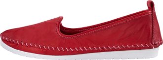 Andrea Conti Slipper ANDREA CONTI, Damen, Gr. 35, rot, Glattleder, Leder, Schuhe Slipper