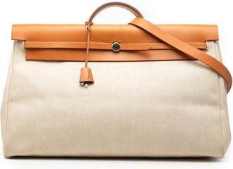 Herm&egrave;s Pre-owned Hermes Toile and Vache Hunter Herbag Zip Cabine 50 Ladies CZKXUZWUXDF6YVKF