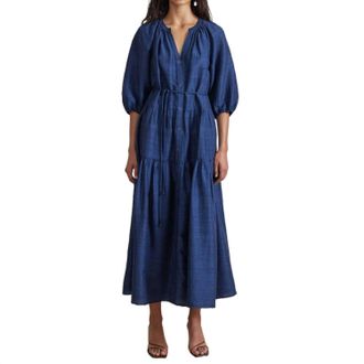Apiece Apart Mitte Maxi Dress In Blue