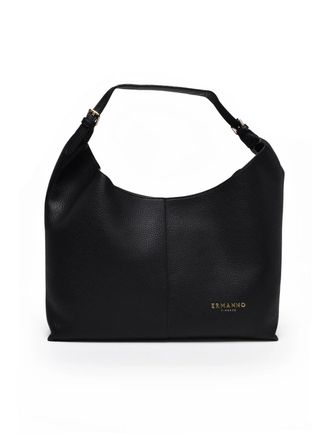 Ermanno Scervino Black Veronica Polyurethane Tote Bag