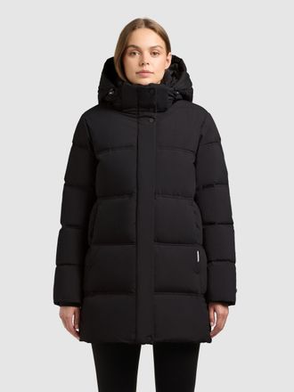 Khujo Steppjacke KHUJO ORDE, Damen, Gr. XXL (44), schwarz, Web, Obermaterial: 70% Baumwolle, 30% Polyamid. Futter: 100% Polyester, unifarben, Jacken Steppja