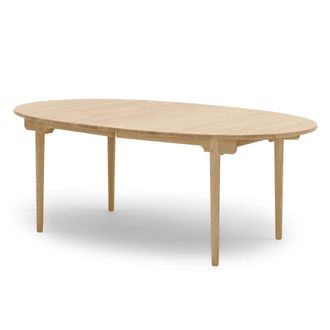 Carl Hansen & S&oslash;n CH338 ausziehbarer Esstisch, 200 x 115 cm, Eiche ge&ouml;lt (mit Auszug f&uuml;r 2 Platten)