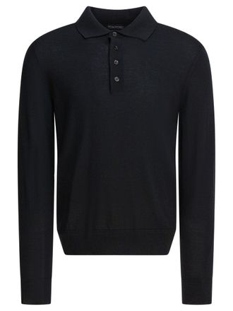 Tom Ford Long-Sleeved Polo Shirt