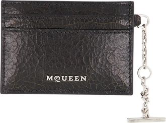 Alexander McQueen Heren, Accessoires, Zwart, Maat: ONE Size Leer