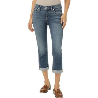Silver Jeans Co Elyse Capri Jeans in Beverly at Nordstrom, Size 16W