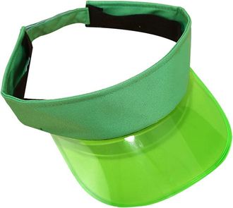 Generic Womens Visors Unisex Women Hat Outdoor Empty Visor Hat Adjustable Top Cap Ladies Baseball Caps for Holiday Green