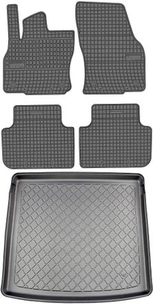 OEM Juego De Alfombrillas De Goma Para Coche Y Alfombrilla Para Maletero Para Audi Q3 Sportback Suv Desde Septiembre De 2019
