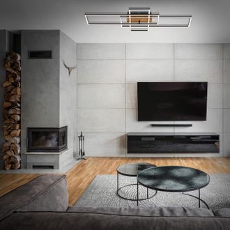 Briloner home24 LED-Deckenleuchte Frame