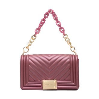 Marc Ellis Flat 27 Small Tote - Dames - Tassen - Rood - Maat: ONE Size Zijde