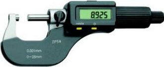 Forum Micr&oacute;metro Num&eacute;rico, Rango De Medida : 0-25 Mm, &Oslash; De La Tecla M&oacute;vil 6,5 Mm, Paso De La Broca 0,5 Mm, Lectura : 0,001/0,00005 Mm/inch