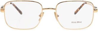 Miu Miu unisex, Accessoires, Geel, Maat: 52 MM Velours