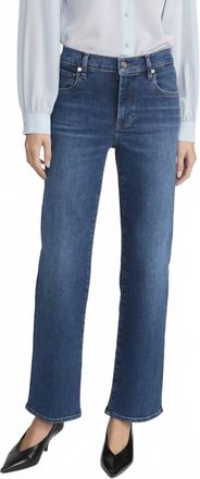 Frame Denim Mellow Slim Wide Leg Jeans In Solace