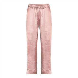 Karmamia Womens Garcia Pants In Peach Rich Satin