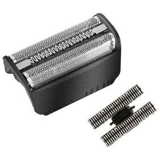 OEM T&ecirc;te De Rasoir [grille+lame] Pour Series 3 Smartcontrol/syncropro/tricontrol - Noir+argent - Plastique+m&eacute;tal