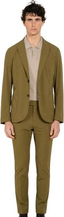 Mason's Da Vinci Tech Dynamic Blazer - Heren - Blazers - Groen - S - Leer - Jassen