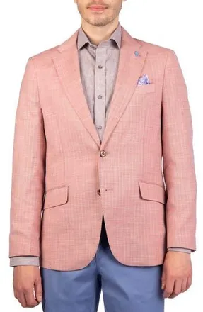 Tailorbyrd Dobby Sport Coat in Sunwashed Red at Nordstrom Rack, Size 48