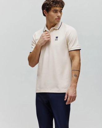 Psycho Bunny Mens Aram Pique Polo 250 PRISTINE / XXXL