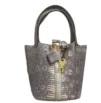 Herm&egrave;s Picotin 18cm L&eacute;zard Salvator in Ombre with Gold Hardware