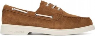 Karl Lagerfeld Schoenen > Flats > Laced Schoenen - Heren - Veterschoenen - Beige - 43 EU - Schoenen