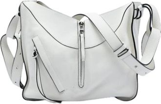 Loewe Tweedehands leren handtassen - Dames - Vintage Handtas - Wit - ONE Size - Vintage
