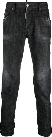Dsquared2 Slim Fit Denim Jeans - Heren - Slim Fit Jeans - Zwart - L - Denim - Jeans