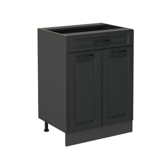 Vicco Mueble Bajo De Cocina R-line, Antracita Casa De Campo, 60 Cm Con Caj&oacute;n, Sin Encimera Vicco