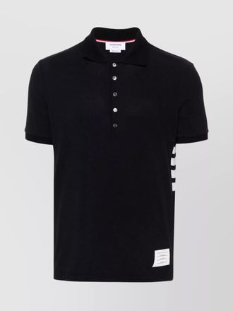 Thom Browne cotton piqu&eacute; short-sleeve polo shirt
