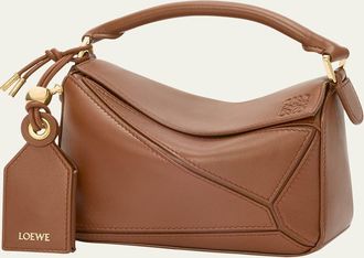 Loewe Puzzle Mini Top-Handle Bag in Nappa Leather