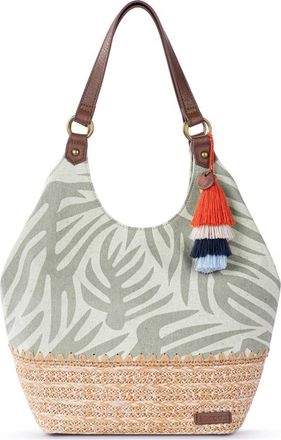 The Sak Roma Expandable Shopper in Natural Leaf at Nordstrom
