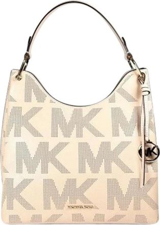 Michael Kors Pre-owned Shoulder Bags, female, Beige, Size: ONE SIZE Pre-owned Tote bag