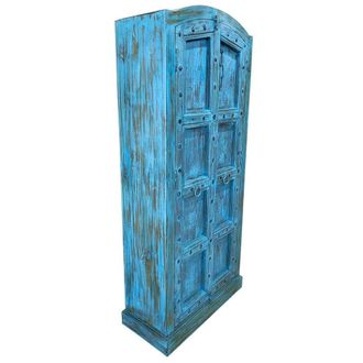 Wanderlust Deco Armario de madera artesanal 90-100x37x170-195h cm