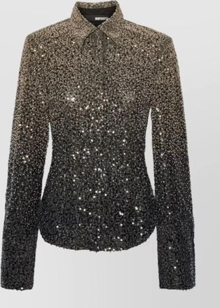 Rotate sequined fitted jacket
