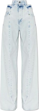 Maison Margiela Wide-leg Jeans - Dames - Loose Fit Jeans - Blauw - W26 - Katoen - Jeans