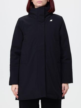 K-Way Giacca a vento corta Marla in nylon imbottito con cappuccio