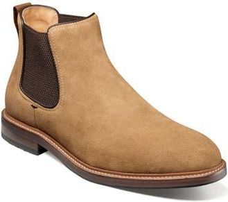 Florsheim Azzano Plain Toe Chelsea Boot in Mocha at Nordstrom Rack, Size 10.5