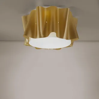 Linea Zero Linea Zero - Plaf&oacute;n 5 Luces Oro Nuevo Cm. 60x32h