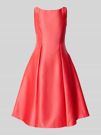 Adrianna Papell Cocktailkleid mit gelegten Falten in Pink, Gr&ouml;&szlig;e 40