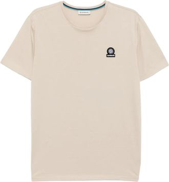 Sandbanks T-shirt con applicazione logo - Toni neutri