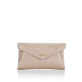 Carvela Womens Megan Envelope Clutch Bag - Gold - One Size