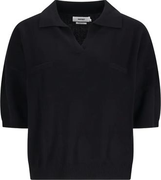 Notshy Myles chest pockets polo top - Black