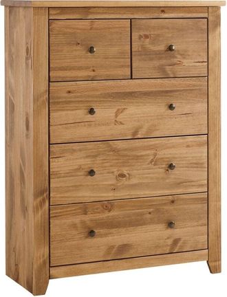 LPD Furniture Havana 3+2 Chest - Pine - L42 x W90 x H120 cm