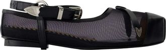Toga Archives Aj 1451 Sandalen - Dames - Ballerinas - Zwart - 35 EU - Leer - Schoenen