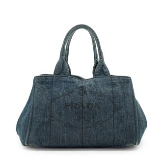 Prada Prada Stoffen Tote Bag Canapa